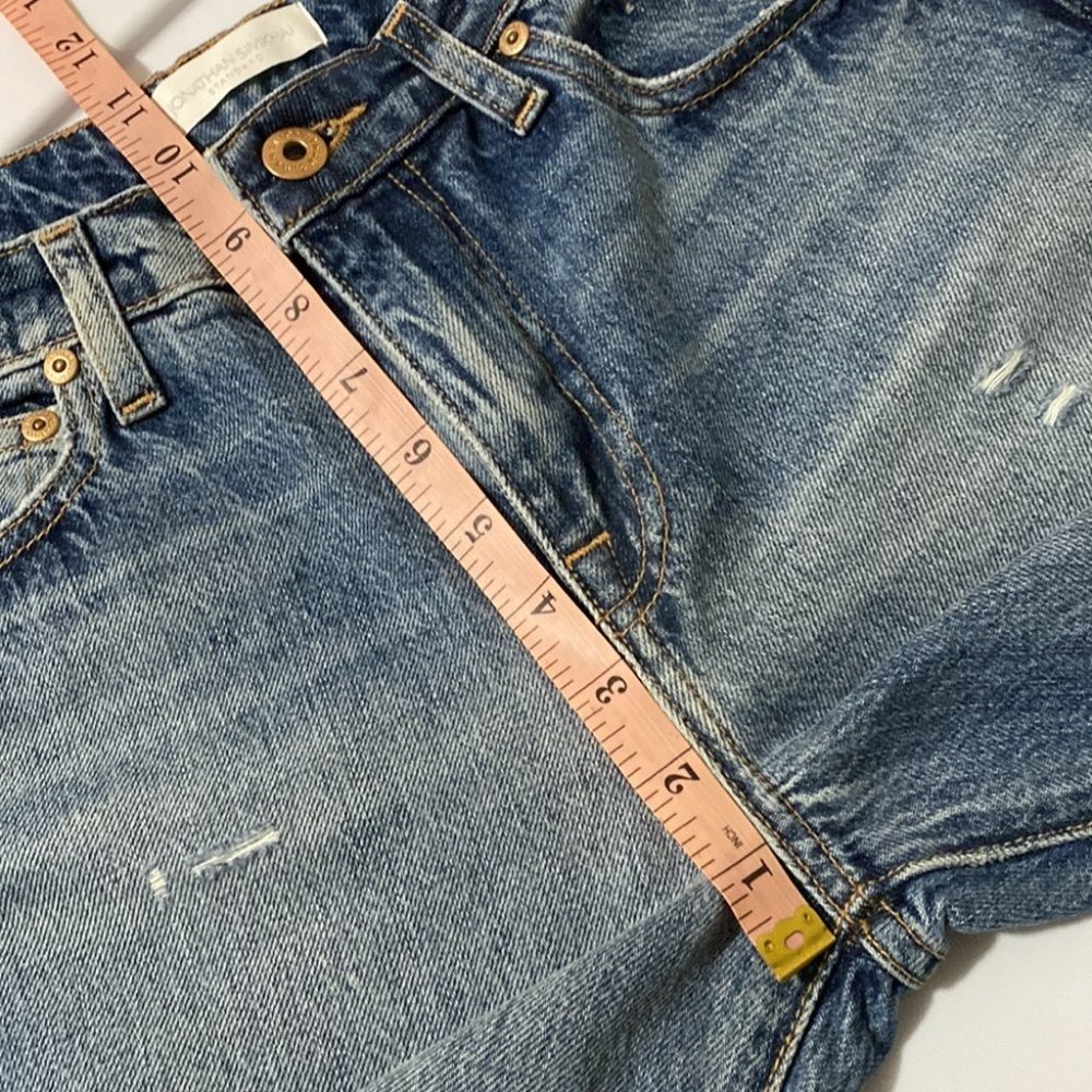 NWT Jonathan Simkhai Eliot High Rise Boyfriend Jeans 24 - Picture 8 of 9